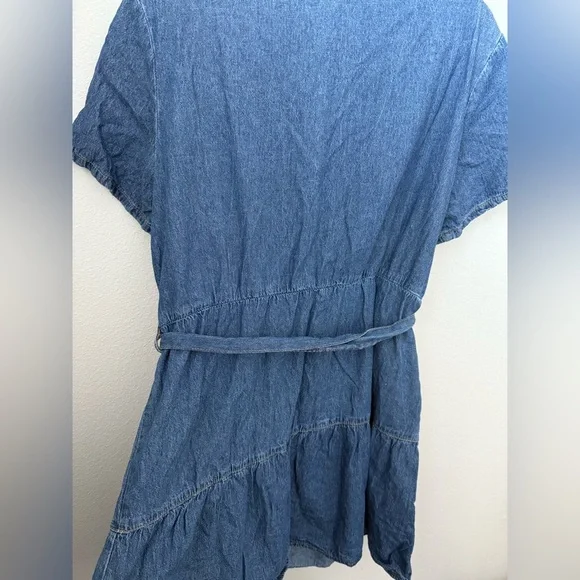 Joie Classic Blue Denim Dress Size XL - Picture 5 of 6